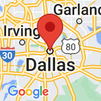 Map of Dallas, TX US